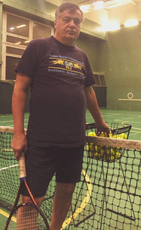Тренер по теннису Вячеслав Колосов