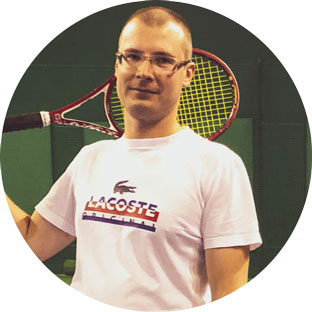 Главный тренер по теннису Алексей Лукин
