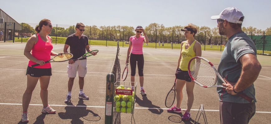 Занятия большим теннисом для взрослых